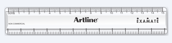 artline india scale 15cm