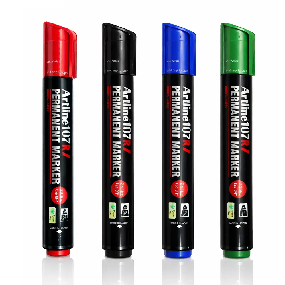 107RI permanent marker jumbo refillable waterproof marker for wood metal plastic carton and glass 107RI permanent marker jumbo refillable waterproof marker for wood metal plastic carton and glass