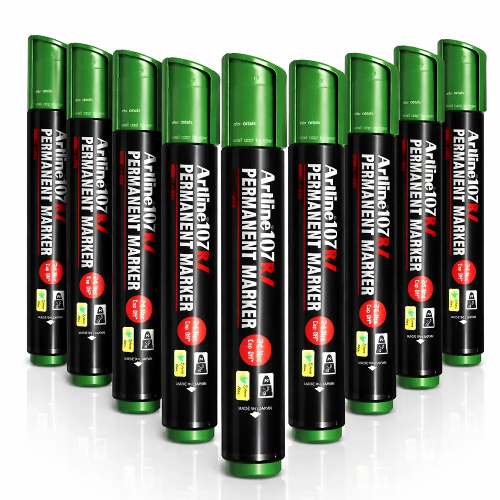 107RI permanent marker jumbo refillable waterproof marker for wood metal plastic carton and glass 107RI permanent marker jumbo refillable waterproof marker for wood metal plastic carton and glass