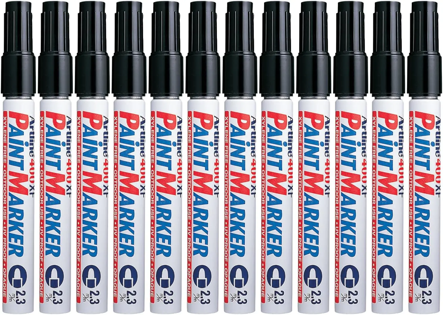 400 XF Paint Marker in bullet tip for permanent multi-surface marking 400 XF Paint Marker in bullet tip for permanent multi-surface marking