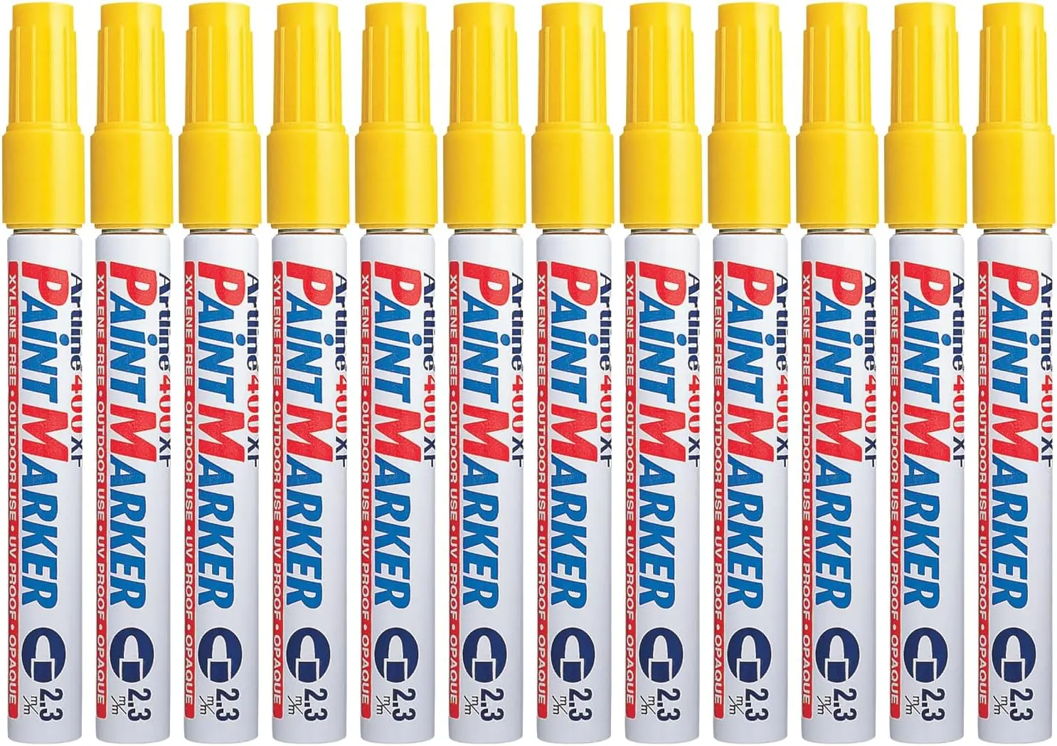 400 XF Paint Marker in bullet tip for permanent multi-surface marking 400 XF Paint Marker in bullet tip for permanent multi-surface marking