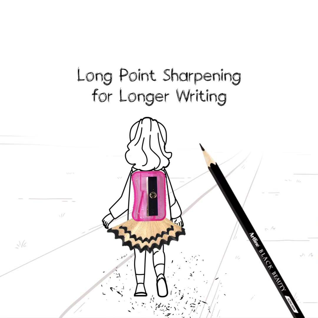 pencil with free sharpener for kids