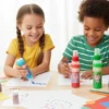 Glue used by kids for school art and craft projects Glue used by kids for school art and craft projects