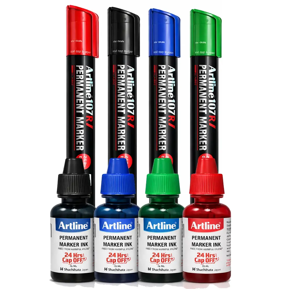ESK 15 refillable ink for 107RI permanent marker xylene free waterproof fast drying ink ESK 15 refillable ink for 107RI permanent marker xylene free waterproof fast drying ink