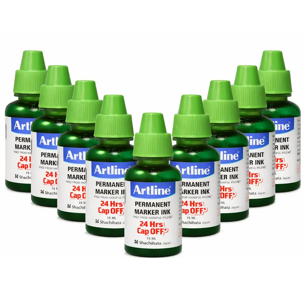 ESK 15 refillable ink for 107RI permanent marker xylene free waterproof fast drying ink