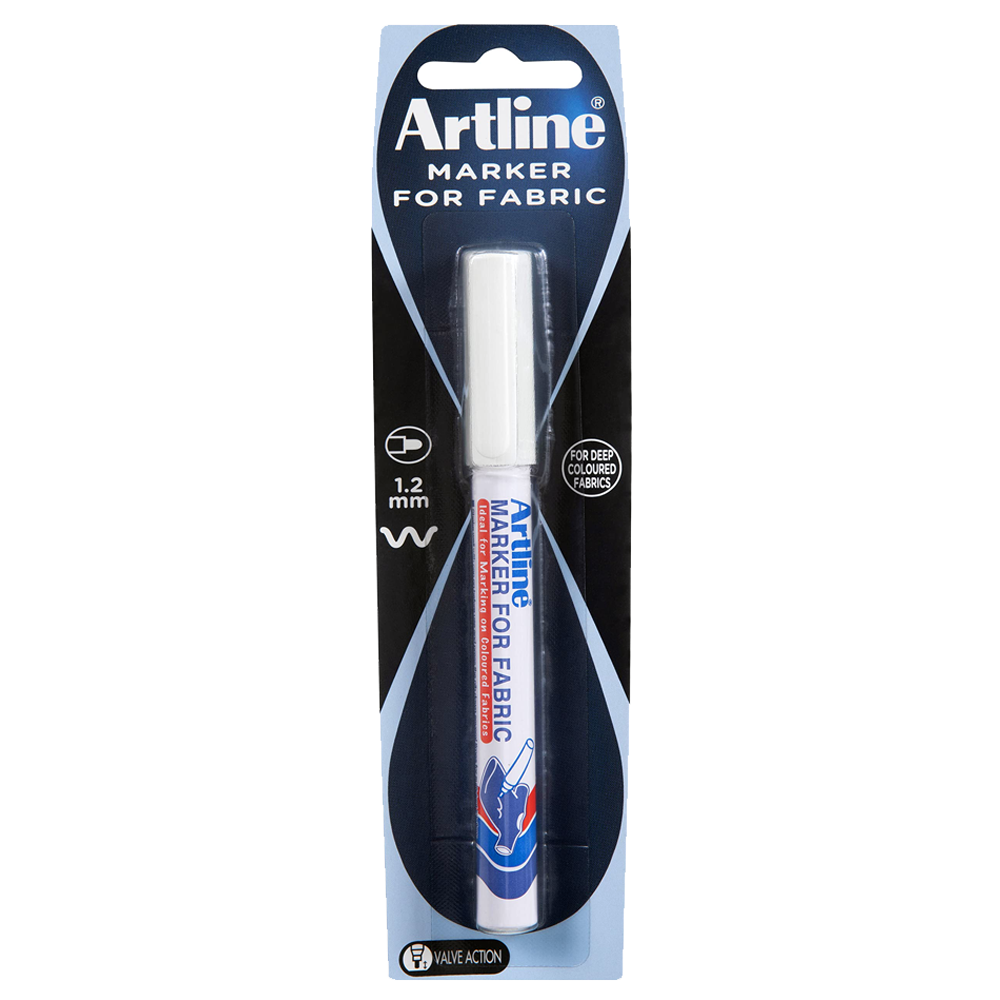 Artline White Marker for Fabric