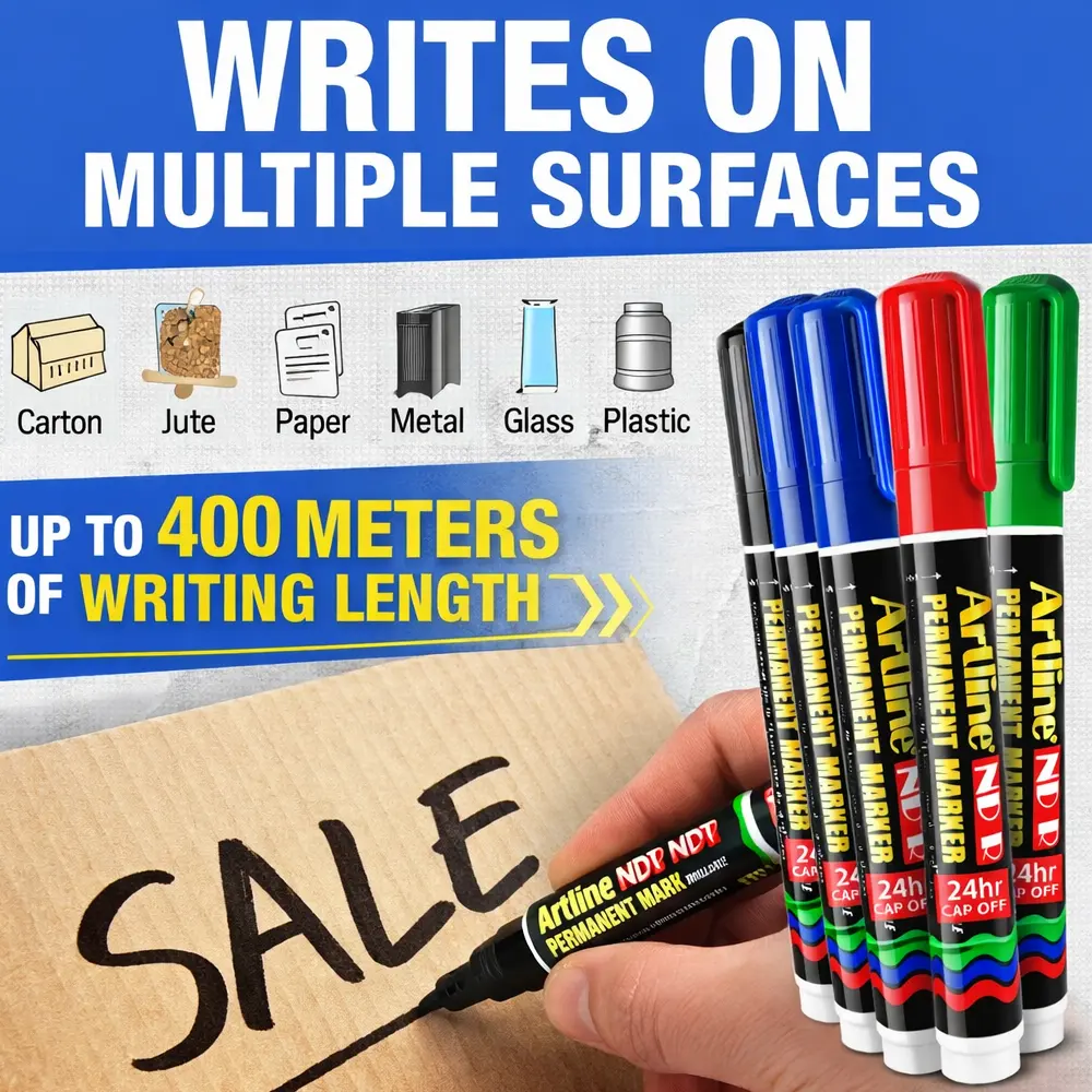 NDR permanent marker with bullet tip 2mm writing width NDR permanent marker with bullet tip 2mm writing width
