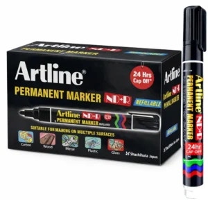NDR permanent marker with bullet tip 2mm writing width