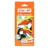 Oil pastels available in 12, 25, and 52 colour packs with art tools included Oil pastels available in 12, 25, and 52 colour packs with art tools included
