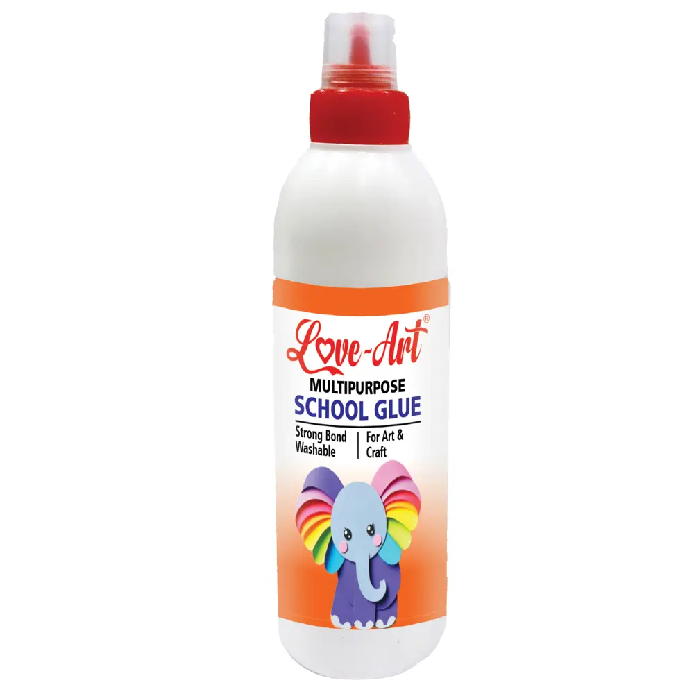 Glue used by kids for school art and craft projects Glue used by kids for school art and craft projects