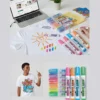 Shirt Marker pens for cotton fabrics – water-based pigment ink, vibrant colours, available in single, twin, and wallet packs for DIY T-shirt designs. Shirt Marker pens for cotton fabrics – water-based pigment ink, vibrant colours, available in single, twin, and wallet packs for DIY T-shirt designs.