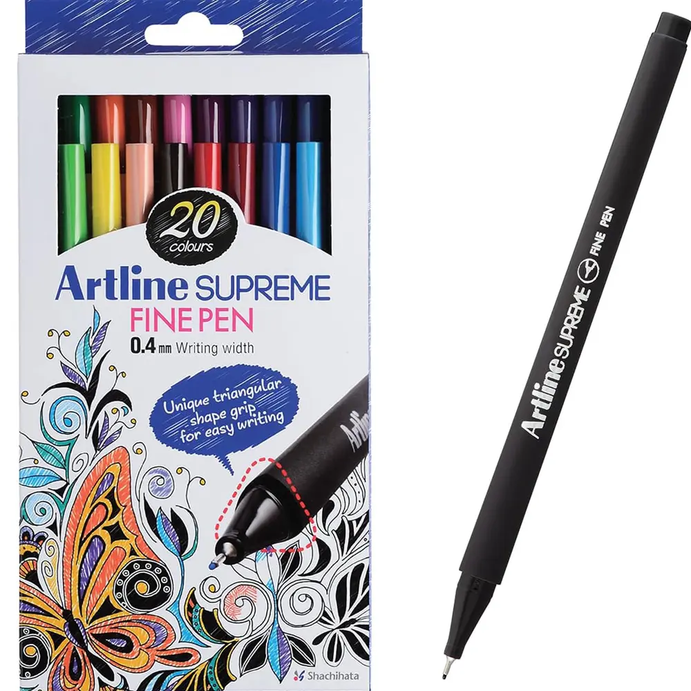 Supreme fine pen for smooth writing, sketching, and illustration Supreme fine pen for smooth writing, sketching, and illustration