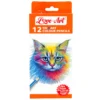 Tri-Art Colour Pencils Pack of 12 – Smooth and Rich Colour Pencils for Drawing and School Art Projects”