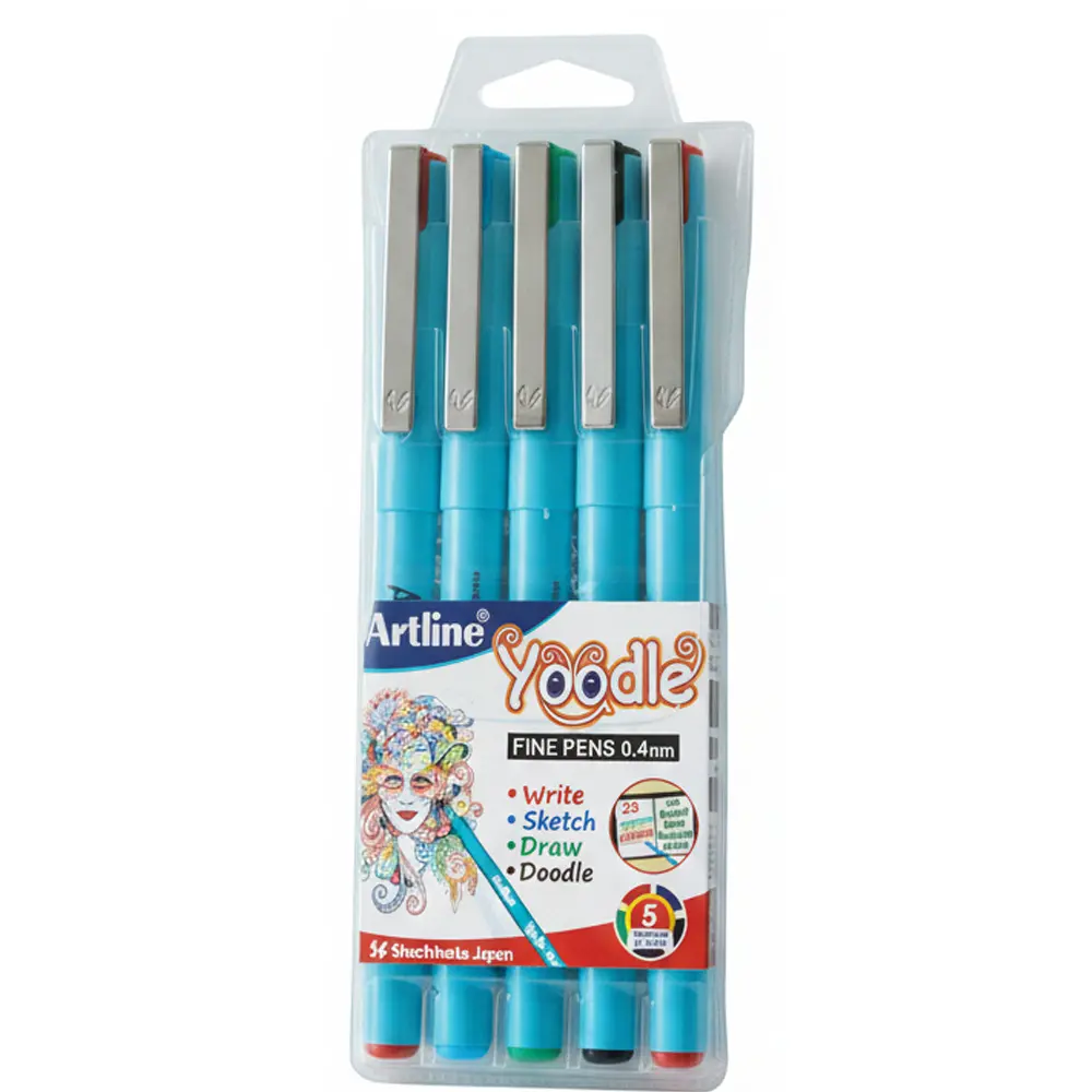 Yoodle fine pens 0.4mm in 25 vibrant colours Yoodle fine pens 0.4mm in 25 vibrant colours