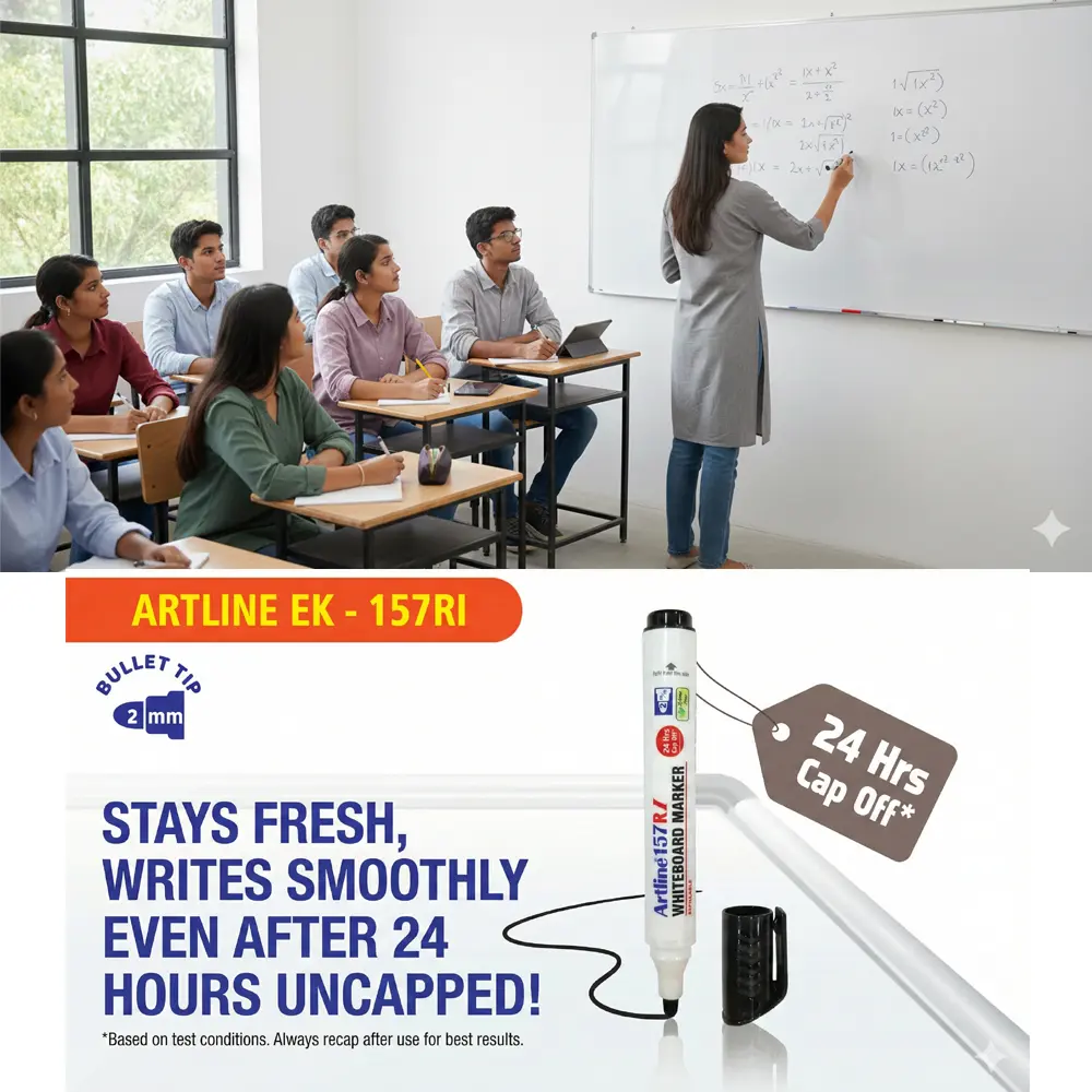 EK-157RI whiteboard marker jumbo refillable with bullet tip for home and office use EK-157RI whiteboard marker jumbo refillable with bullet tip for home and office use