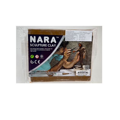 NARA Sculpture Clay in Terracota Colour | Non Drying | High Quality
