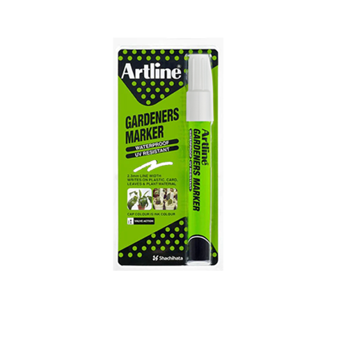 White Colour Gardeners Marker for Gardening Tool Sets | Writes on Plastic, Card, Leaves, and Plants | Permanent Marking