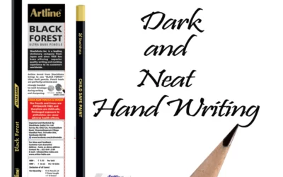 Artline Black Forest Ultra Dark Handwriting Pencil Set of 10 with Free Sharpener and Eraser