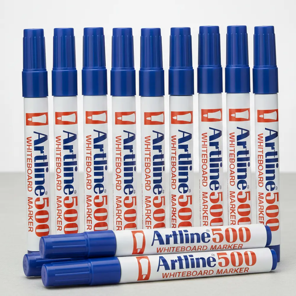 500 whiteboard marker refillable aluminum body with bold ink