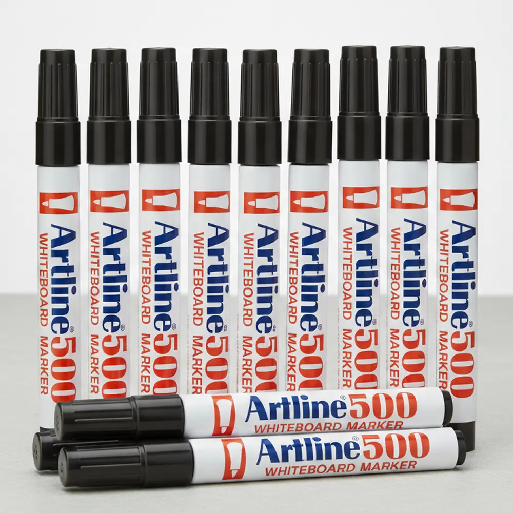 500 whiteboard marker refillable aluminum body with bold ink
