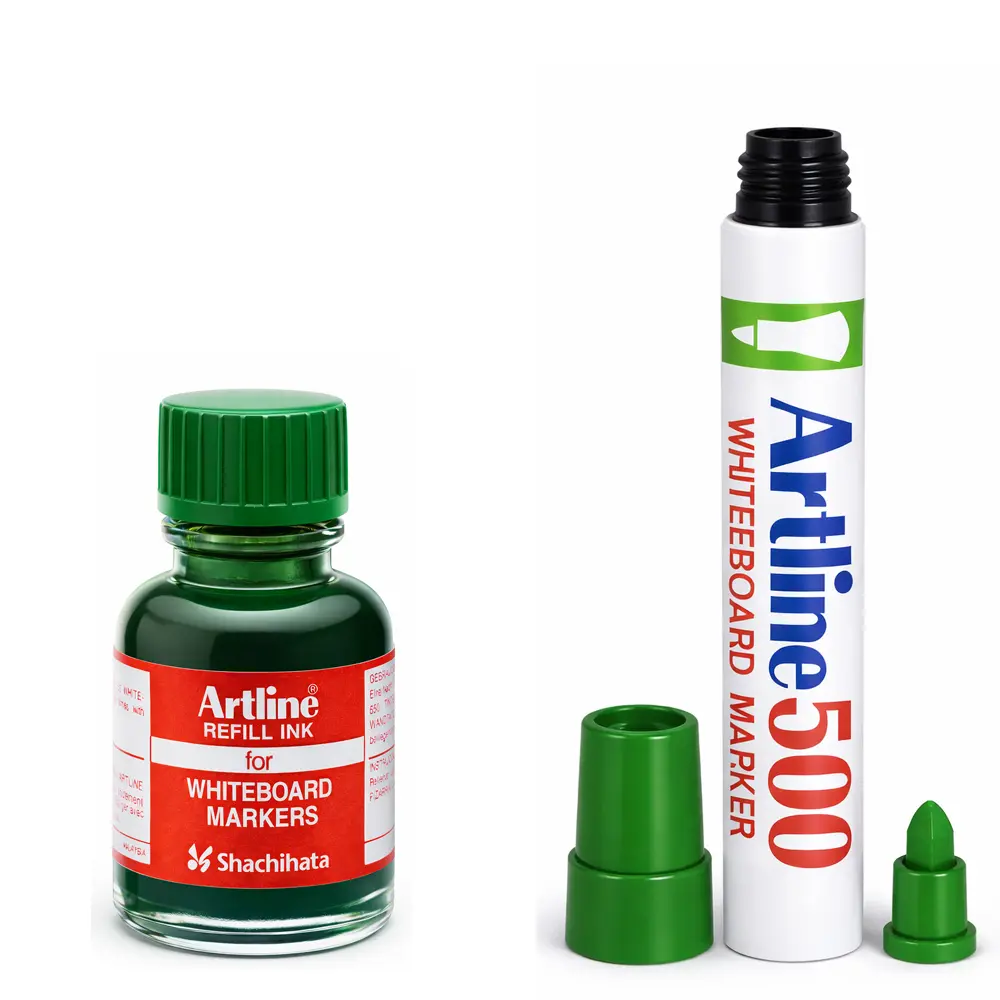 500 whiteboard marker refillable aluminum body with bold ink