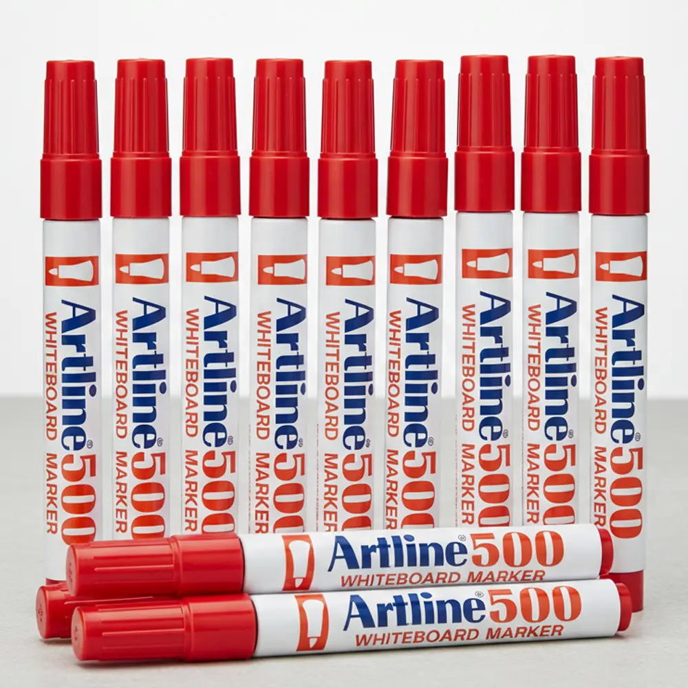 500 whiteboard marker refillable aluminum body with bold ink