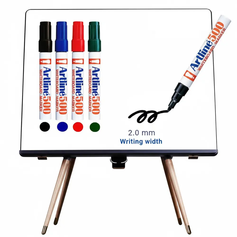 500 whiteboard marker refillable aluminum body with bold ink