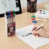 Supreme brush marker set showing multiple bright colours for art and lettering Supreme brush marker set showing multiple bright colours for art and lettering