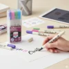 Supreme brush marker set showing multiple bright colours for art and lettering Supreme brush marker set showing multiple bright colours for art and lettering
