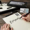 Beginner pen for learning basic strokes and lettering