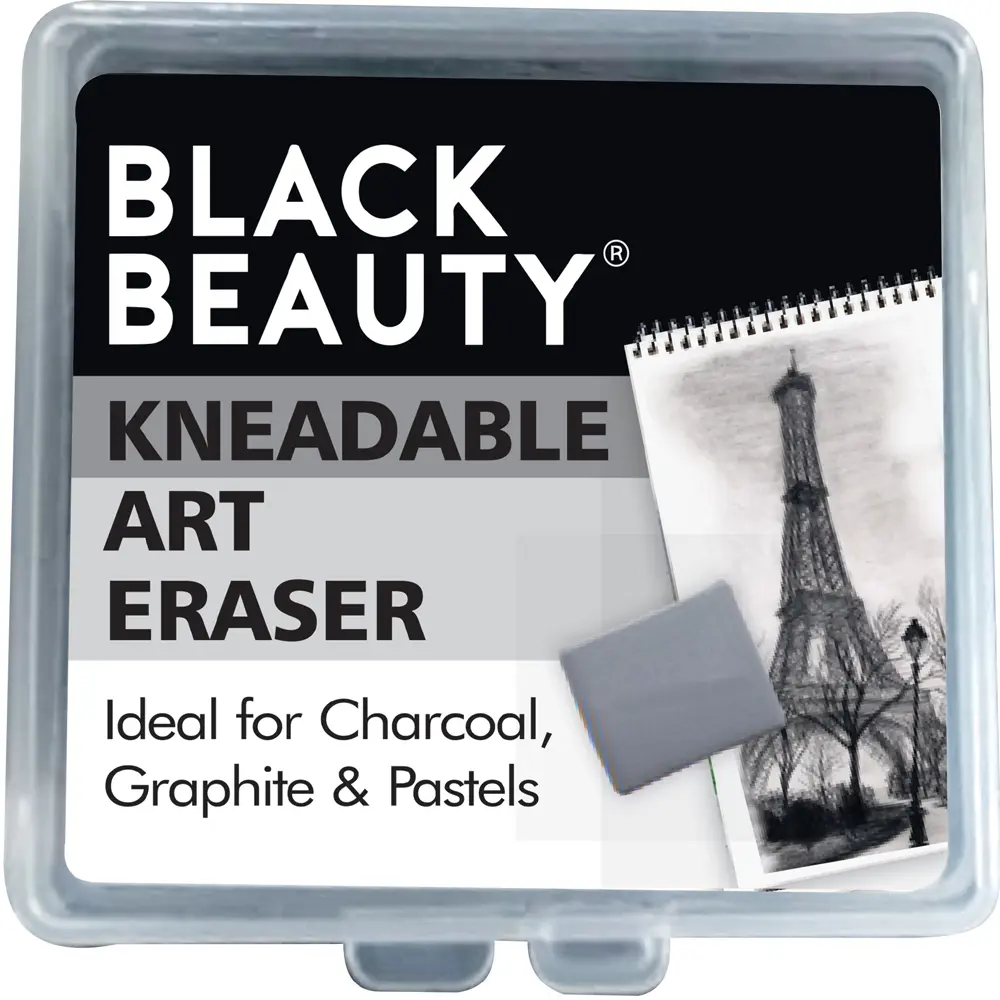 Kneadable eraser for precise erasing of graphite and charcoal drawings Kneadable eraser for precise erasing of graphite and charcoal drawings