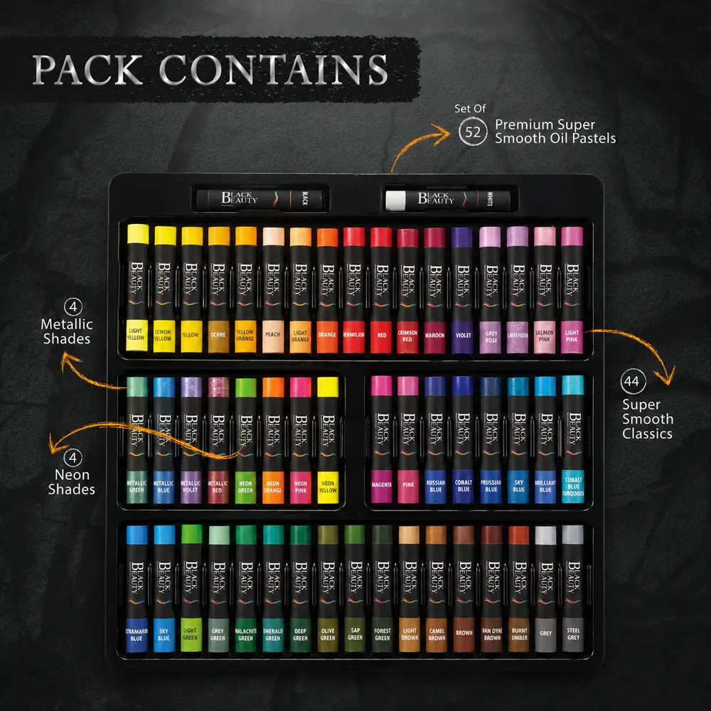 black-beauty-oil-pastels-52-shades-pack-contents